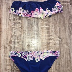 American Eagle Floral Bikini Set
